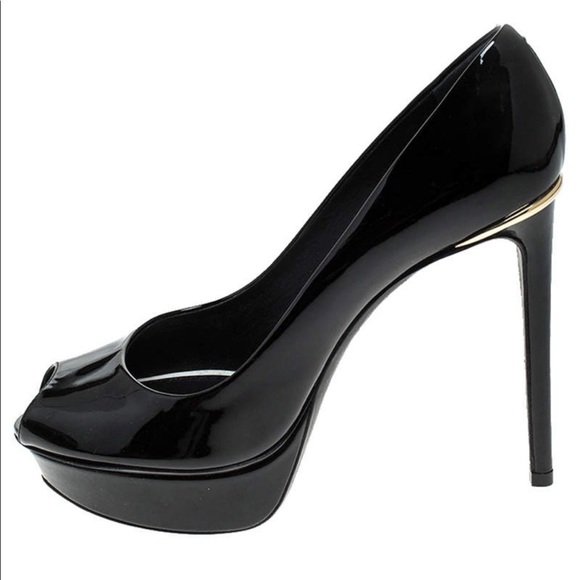 Louis Vuitton Eyeliner Peep Toe Platform Pumps - Picture 7 of 10